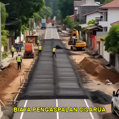 Tutorial Menghitung Biaya Pengaspalan di Cisarua